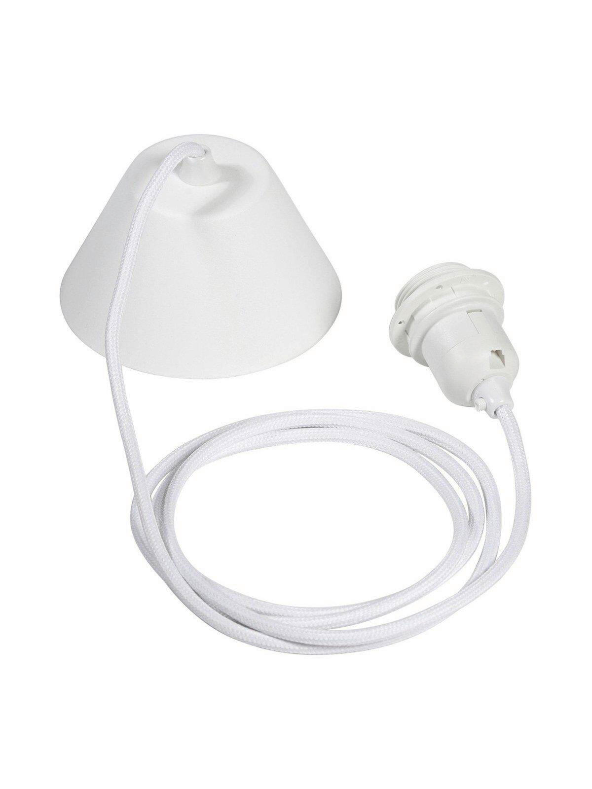 HÄNGELEUCHTE Verona 35/50/35 cm   - Weiß, KONVENTIONELL, Textil (35/50cm) - PR Home