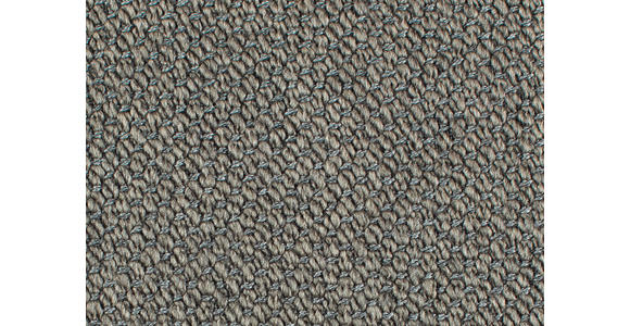 ECKSOFA in Flachgewebe Graubraun  - Anthrazit/Graubraun, Design, Textil/Metall (230/254cm) - Ambiente