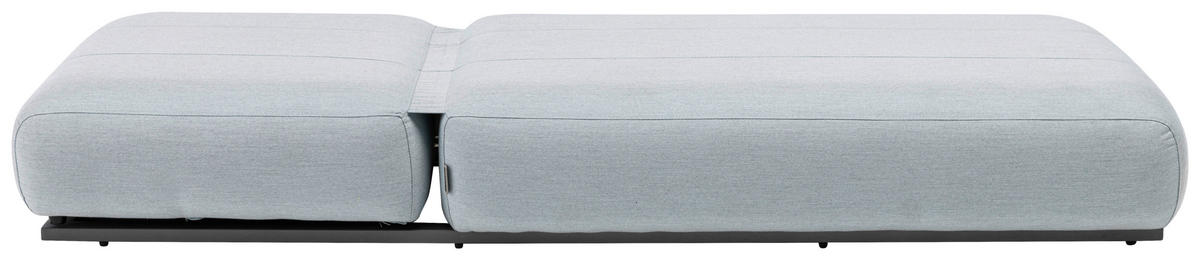 SONNENLIEGE 213/33/90 cm  - Anthrazit/Hellblau, Basics, Textil/Metall (213/33/90cm) - Kettler