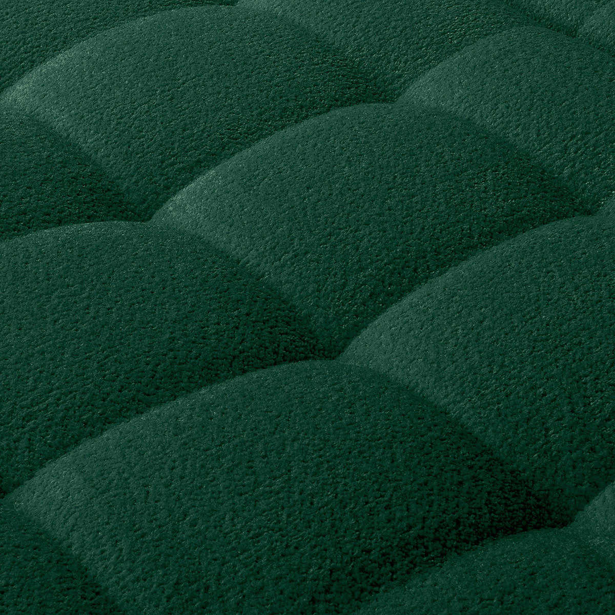 ECKSOFA Naomi in Chenille Grün Rückenkissen  284/243 cm  - Schwarz/Grün, Design, Kunststoff/Textil (284/243cm) - P & B