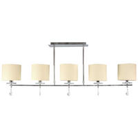 DECKENLEUCHTE    112/15/55 cm  - Chromfarben, KONVENTIONELL, Kunststoff/Metall (112/15/55cm)