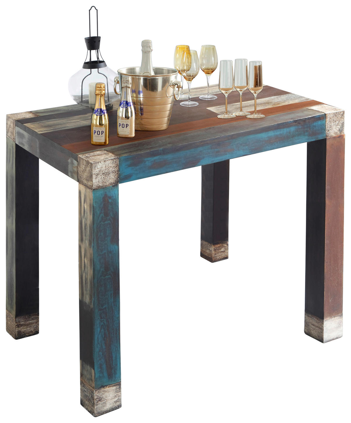 BARTISCH in Holz 110/70/105 cm   - Multicolor, Natur, Holz (110/70/105cm) - Livetastic