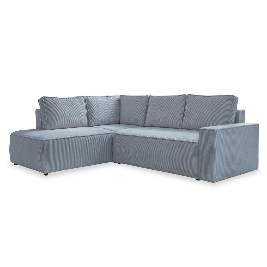 MID.YOU ROHOVÁ SEDAČKA, textil, světle šedá