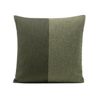 DEKORAČNÍ POLŠTÁŘ 40/40 cm - tmavě zelená, Design, textil (40/40cm) - Novel