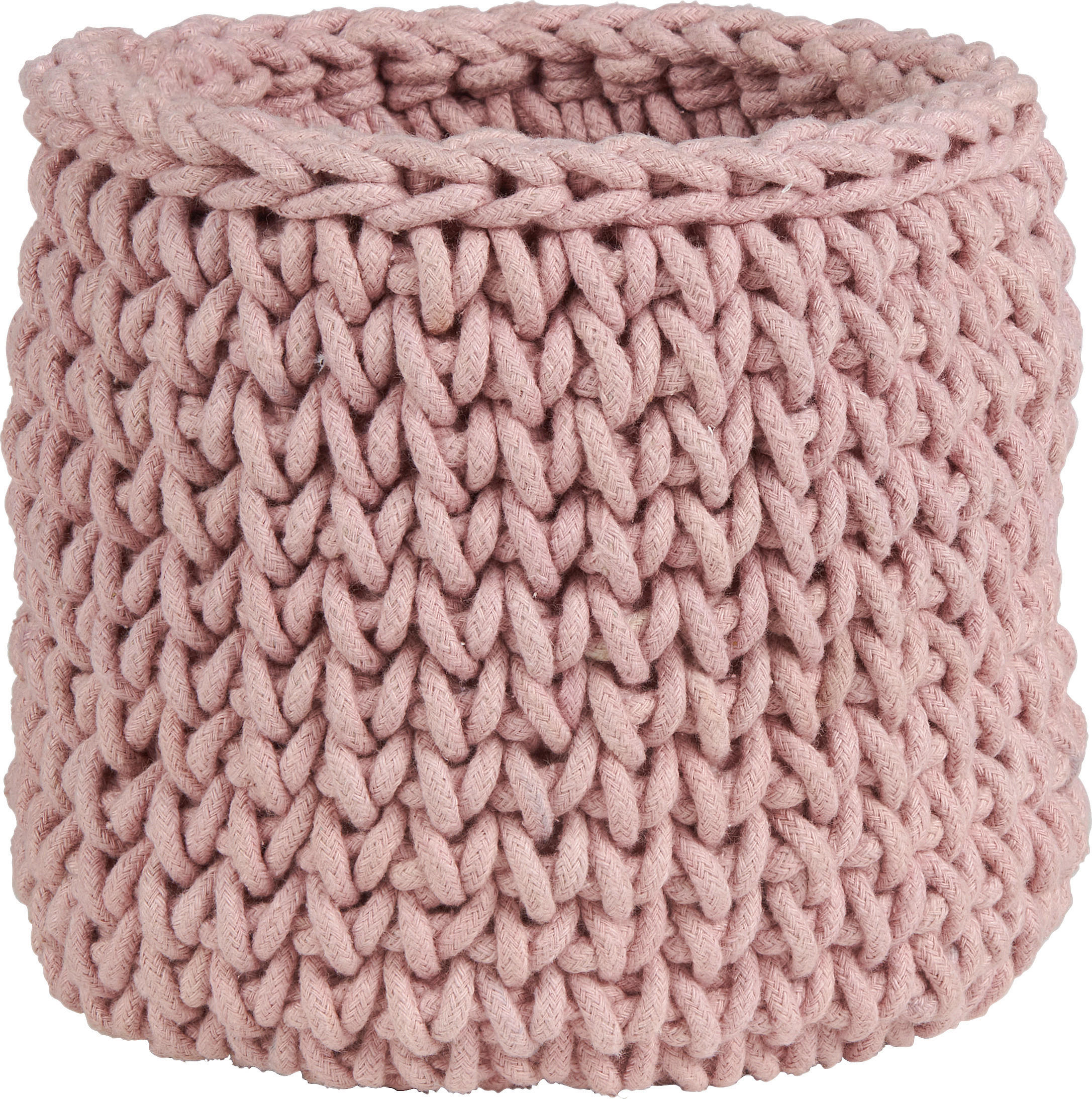 AUFBEWAHRUNGSKÖRBCHEN  18/18 cm    - Pink, Basics, Textil (18/18cm) - Patinio