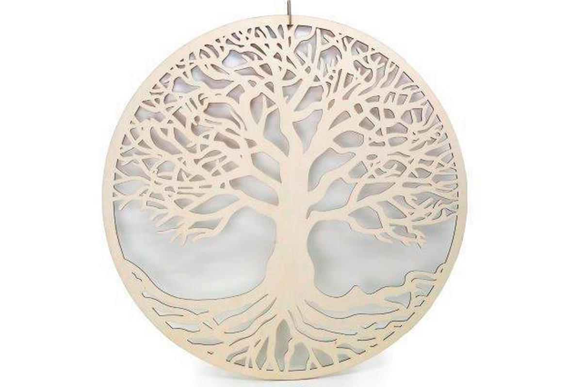 DEKORAČNÝ STROM - Design, drevo/prírodné materiály (80cm)