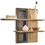 WANDBOARD  110/88,4/28,1 cm  - Kastanienfarben/Anthrazit, Natur, Holz/Metall (110/88,4/28,1cm) - Valnatura