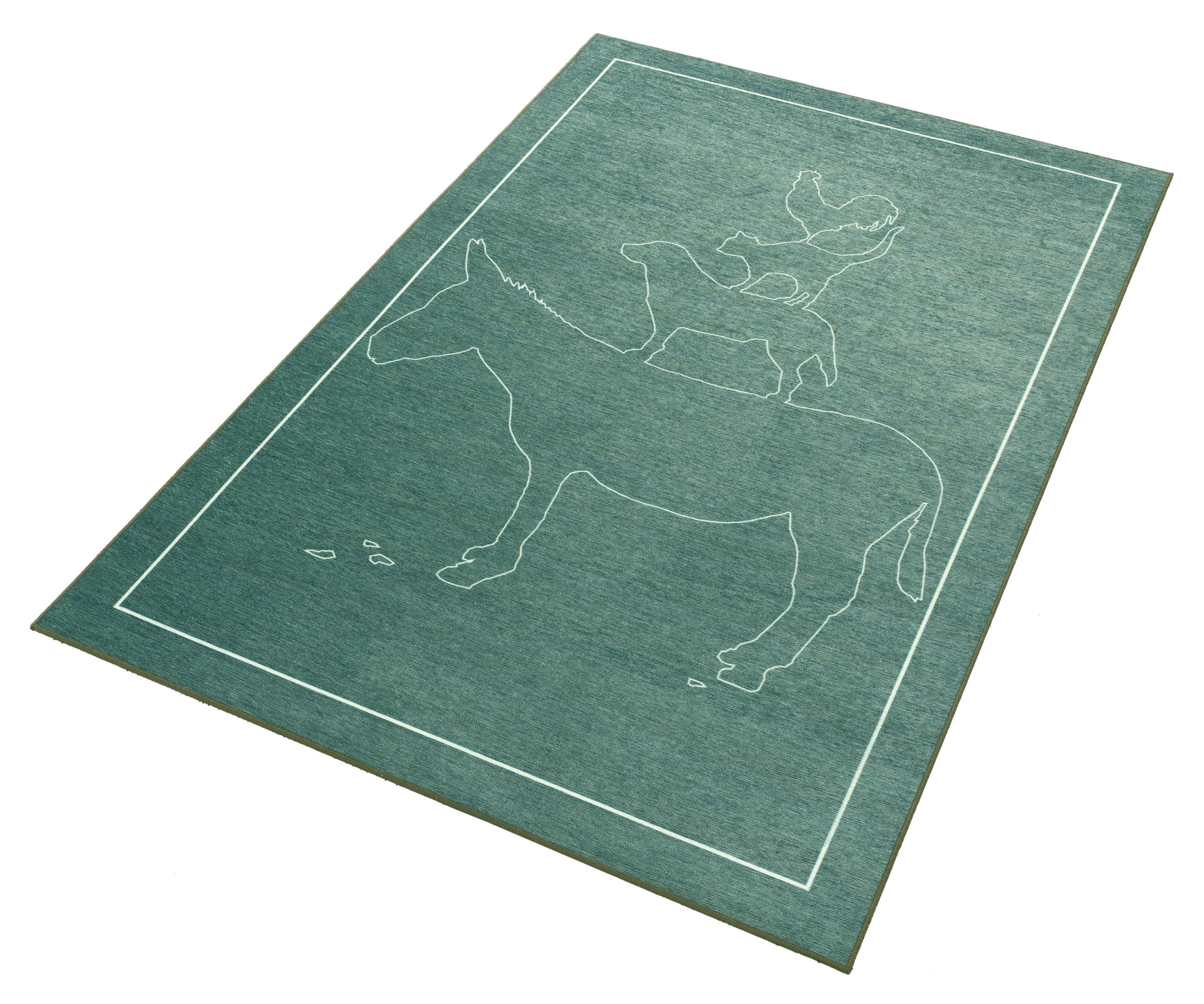 KINDERTEPPICH 80/150 cm Grimmliis  - Türkis, Trend, Textil (80/150cm)