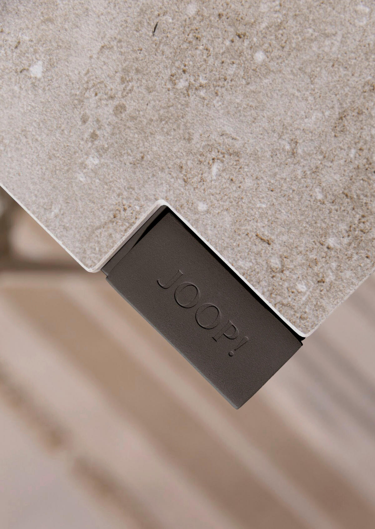 TISCHGESTELL 220/95/74 cm Metall  - Graubraun, Basics, Metall (220/95/74cm) - Joop!