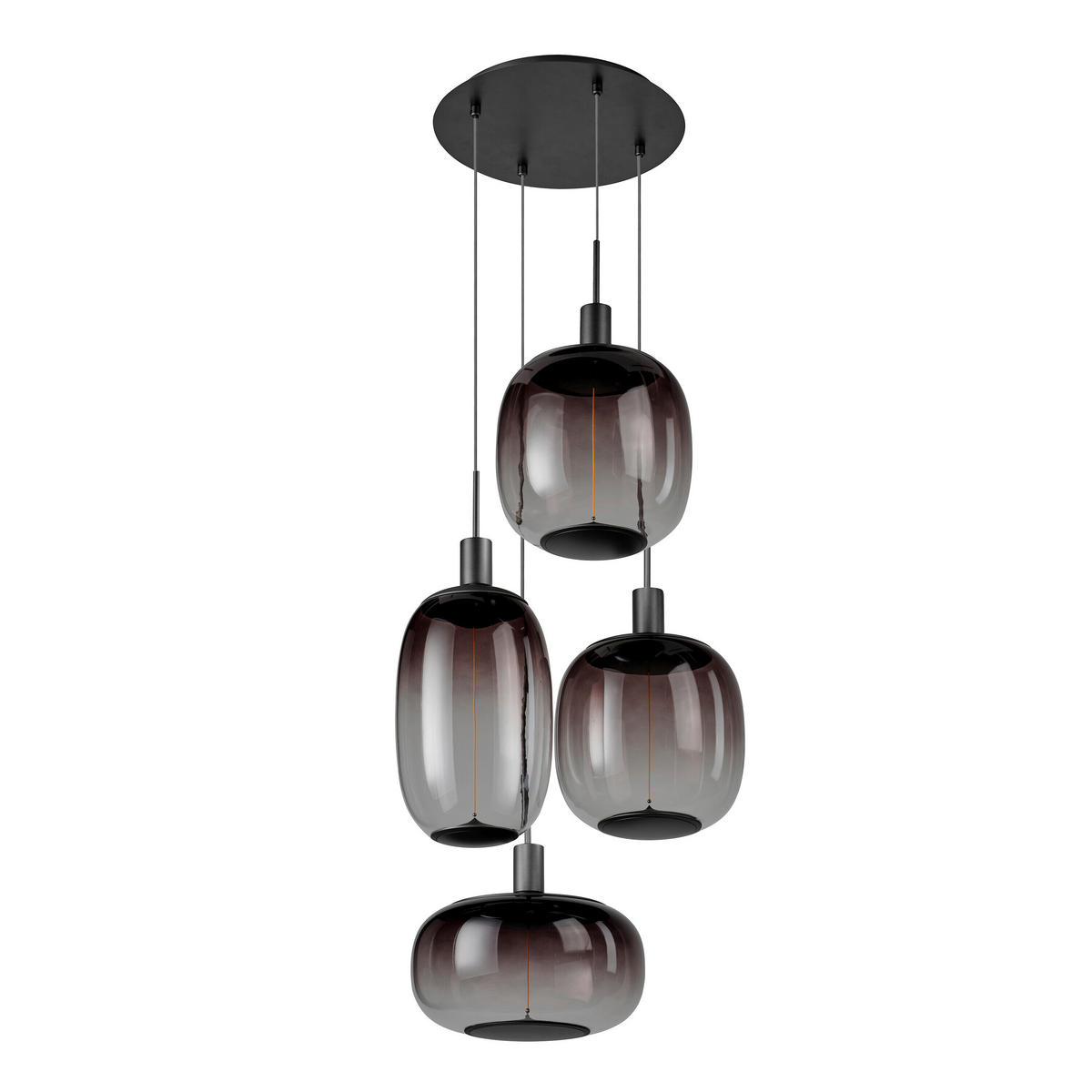 LED-LEUCHTMITTEL   E27 12 W 300 lm  - Grau, KONVENTIONELL, Kunststoff (20/37cm)