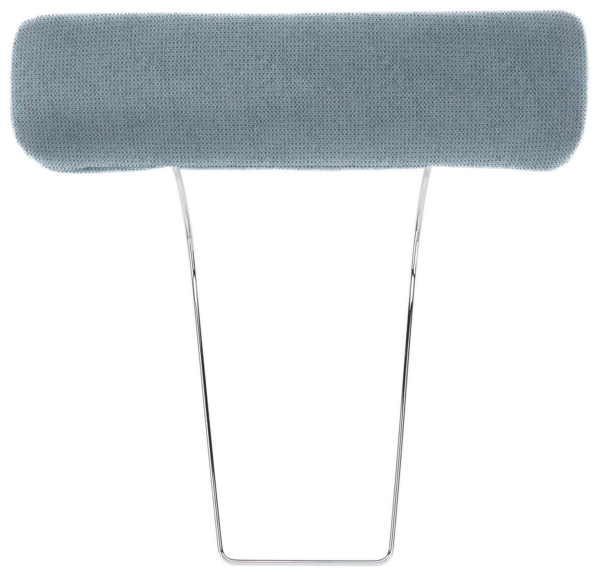KOPFSTÜTZE in Webstoff  - Silberfarben/Hellblau, Design, Textil (52/14/12cm) - Carryhome