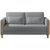 SCHLAFSOFA in Holz, Textil Grau, Buchefarben  - Buchefarben/Grau, Design, Holz/Textil (174/88/104cm) - Niels Andersson