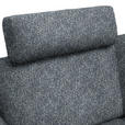 ECKSOFA  in Struktur Dunkelgrau  262/157 cm  - Dunkelgrau/Schwarz, Design, Textil/Metall (262/157cm) - Novel