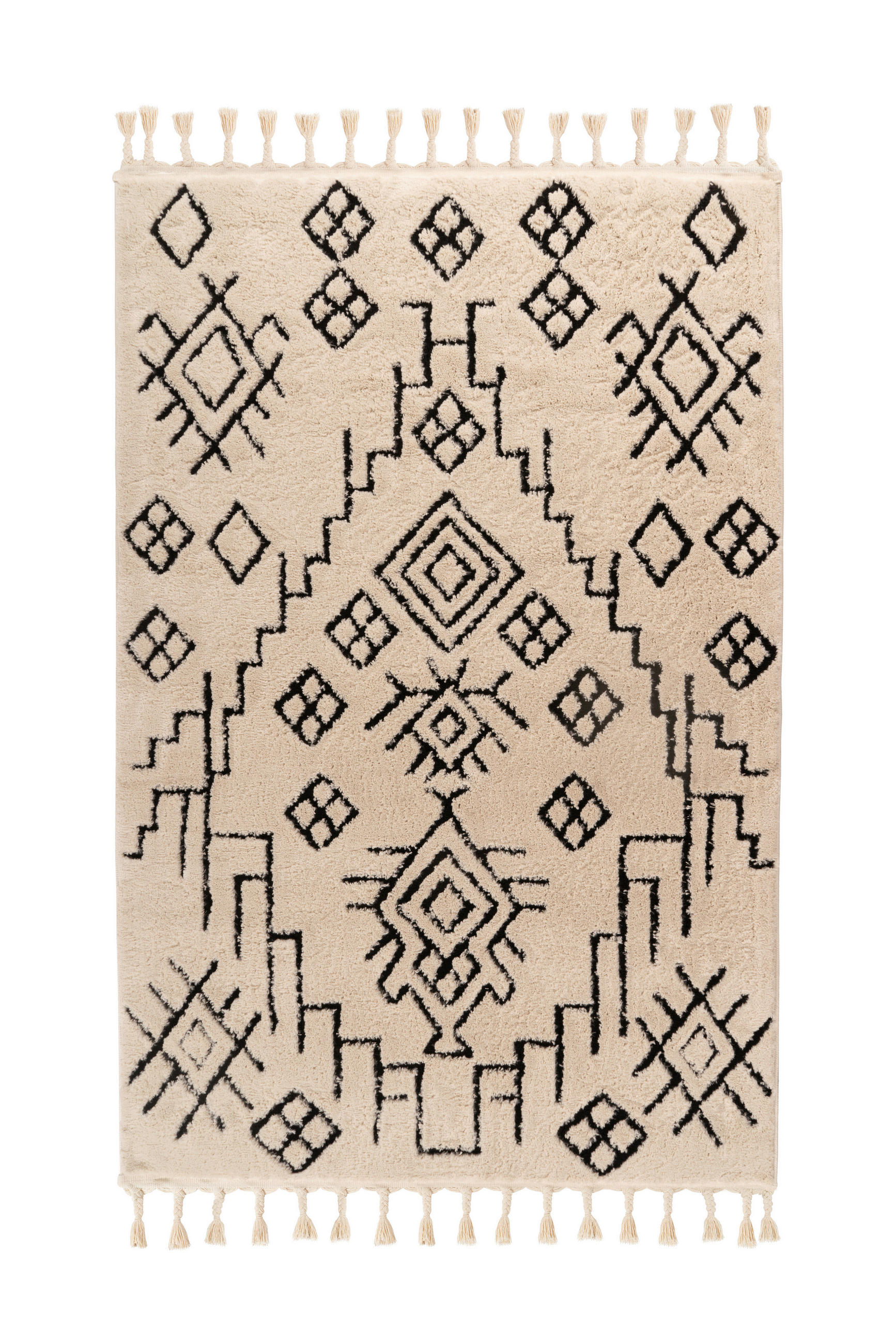 KOBEREC S VYSOKÝM VLASOM, 120/170 cm, biela - biela, Konventionell, textil (120/170cm)