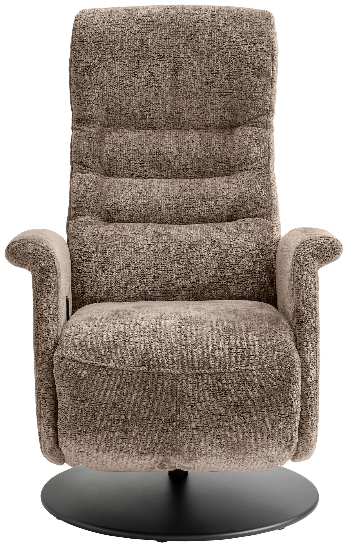 RELAXSESSEL LATINA Kopfteilverstellung, Fußteilverstellung, Rücken echt    - Anthrazit/Schwarz, MODERN, Textil/Metall (72/118/85-165cm) - Livetastic
