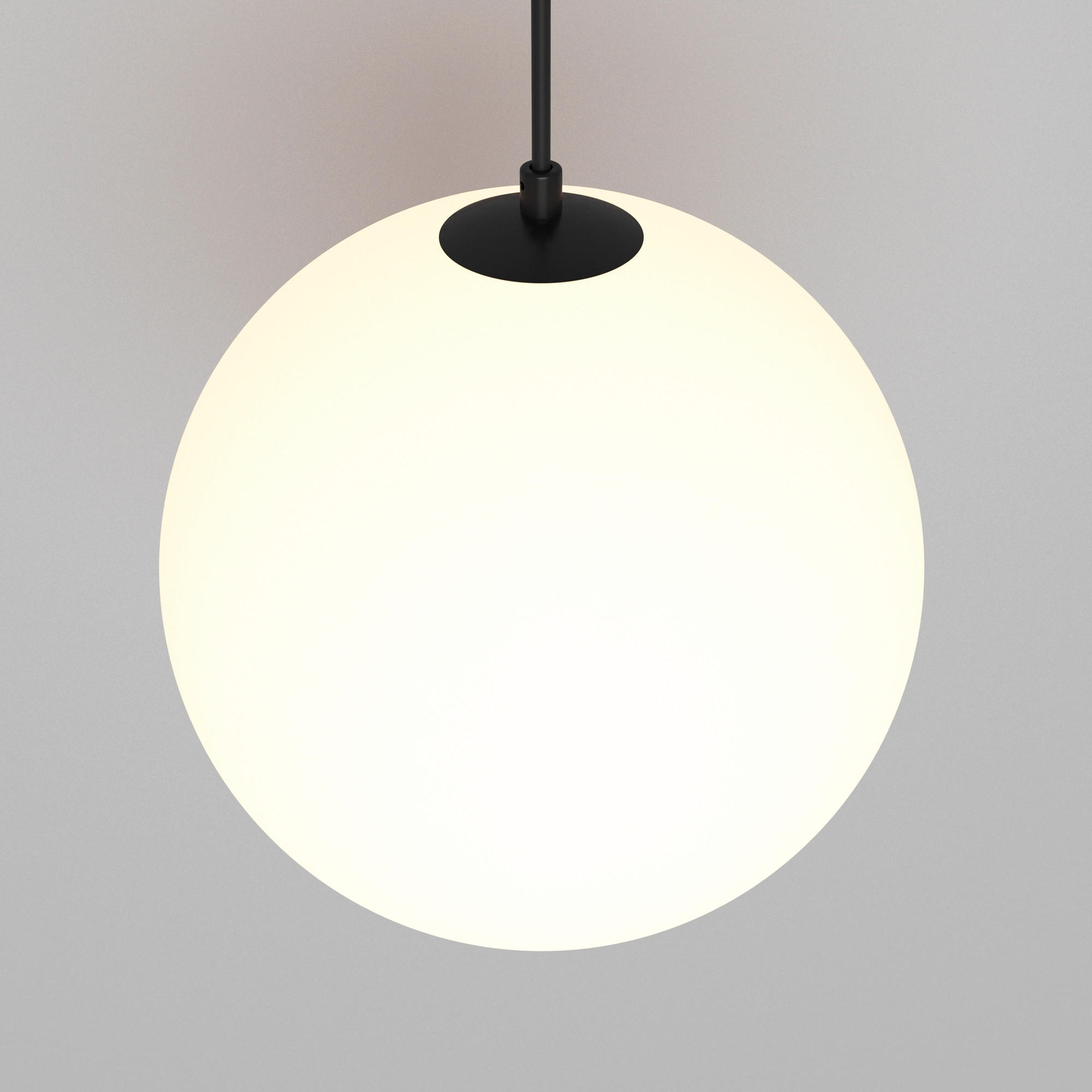PENDELLAMPA Pendant 20/20 cm  - vit/svart, Trend, metall/glas (20/20cm) - MAYTONI