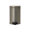 ODPADKOVÝ KOŠ  12 l - platinová, Design, kov/plast (25,1/41,1/33,8cm) - Brabantia
