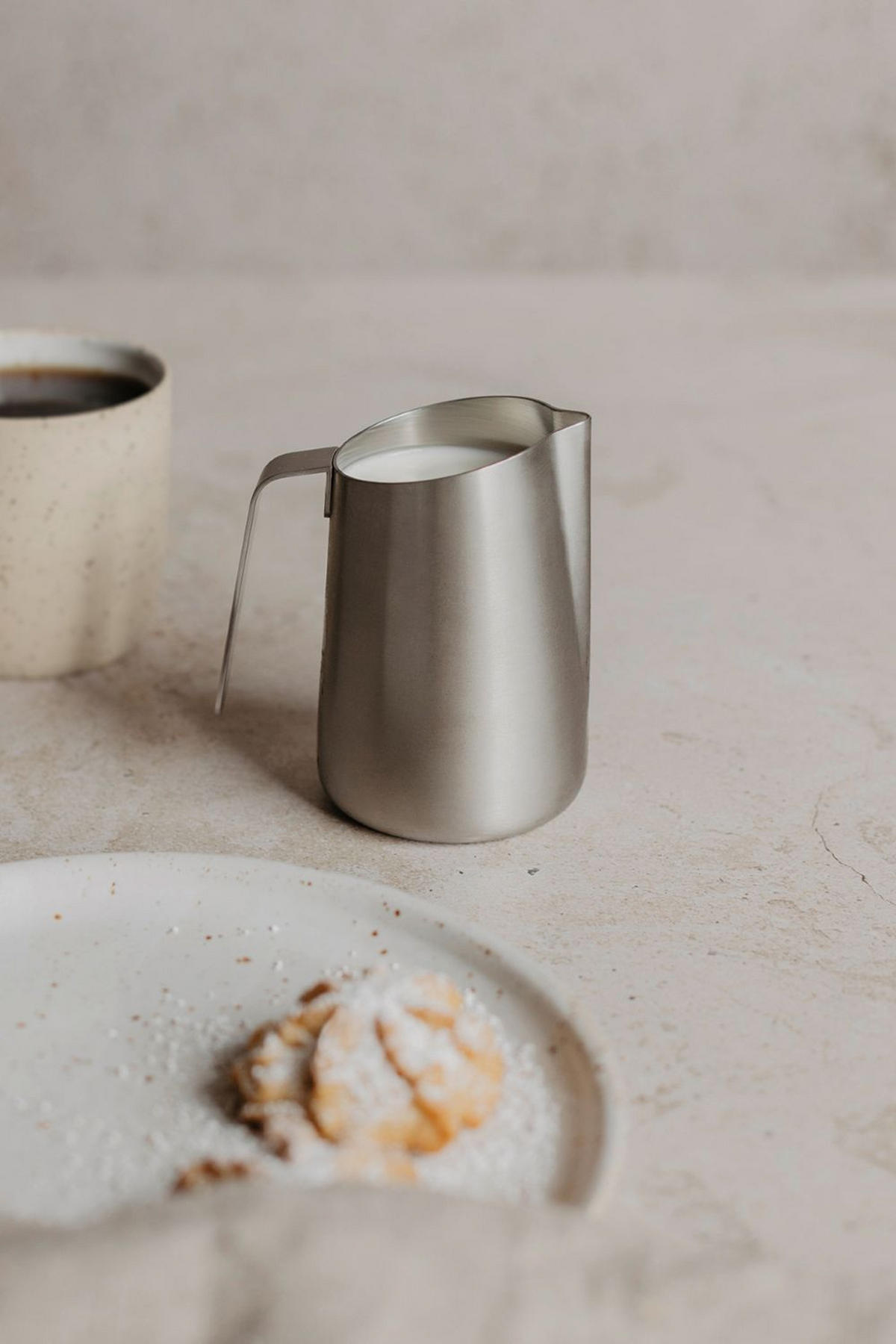 MILCHKÄNNCHEN 200 ml Acio  - Edelstahlfarben, Basics, Metall (6,6/10,1cm) - Zack