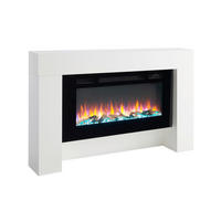 ELEKTROKAMIN - Weiß, Basics, Holzwerkstoff/Metall (156/33/34cm)