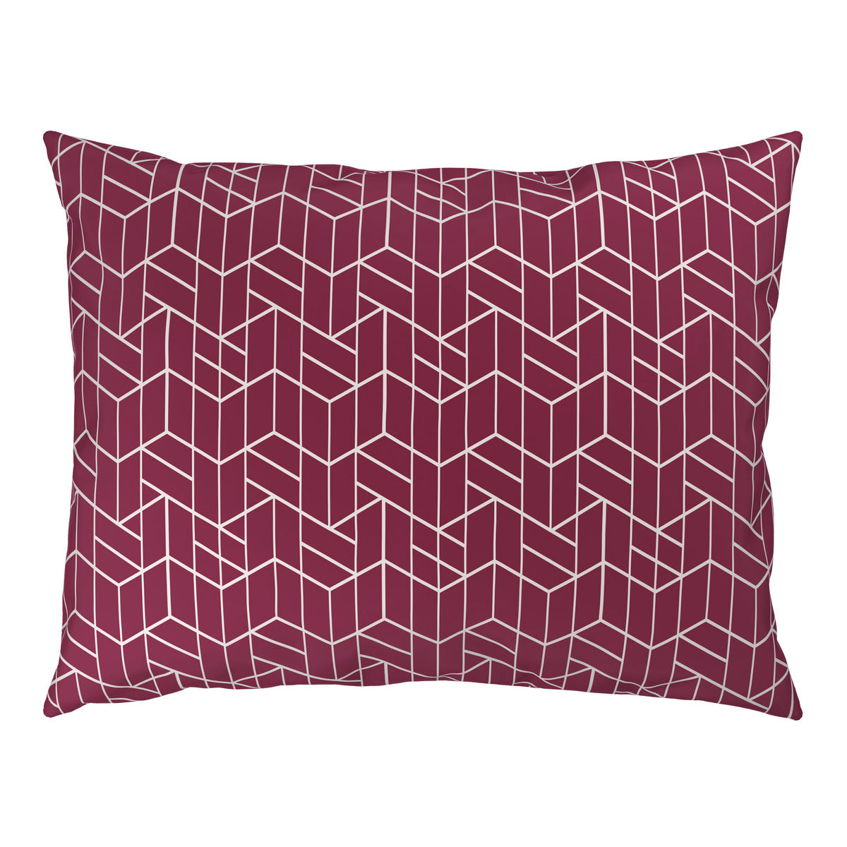 BETTWÄSCHE 2-teilig Satin 140/200 cm  - Bordeaux/Multicolor, Design, Textil (140/200cm) - Novel