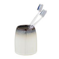 ZAHNPUTZBECHER Keramik  - Beige/Multicolor, Konventionell, Keramik (8,5/10/8,5cm) - Schöner Wohnen
