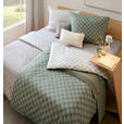 WENDEBETTWÄSCHE Wycom Satin 140/200 cm  - Grün, KONVENTIONELL, Textil (140/200cm) - Esposa