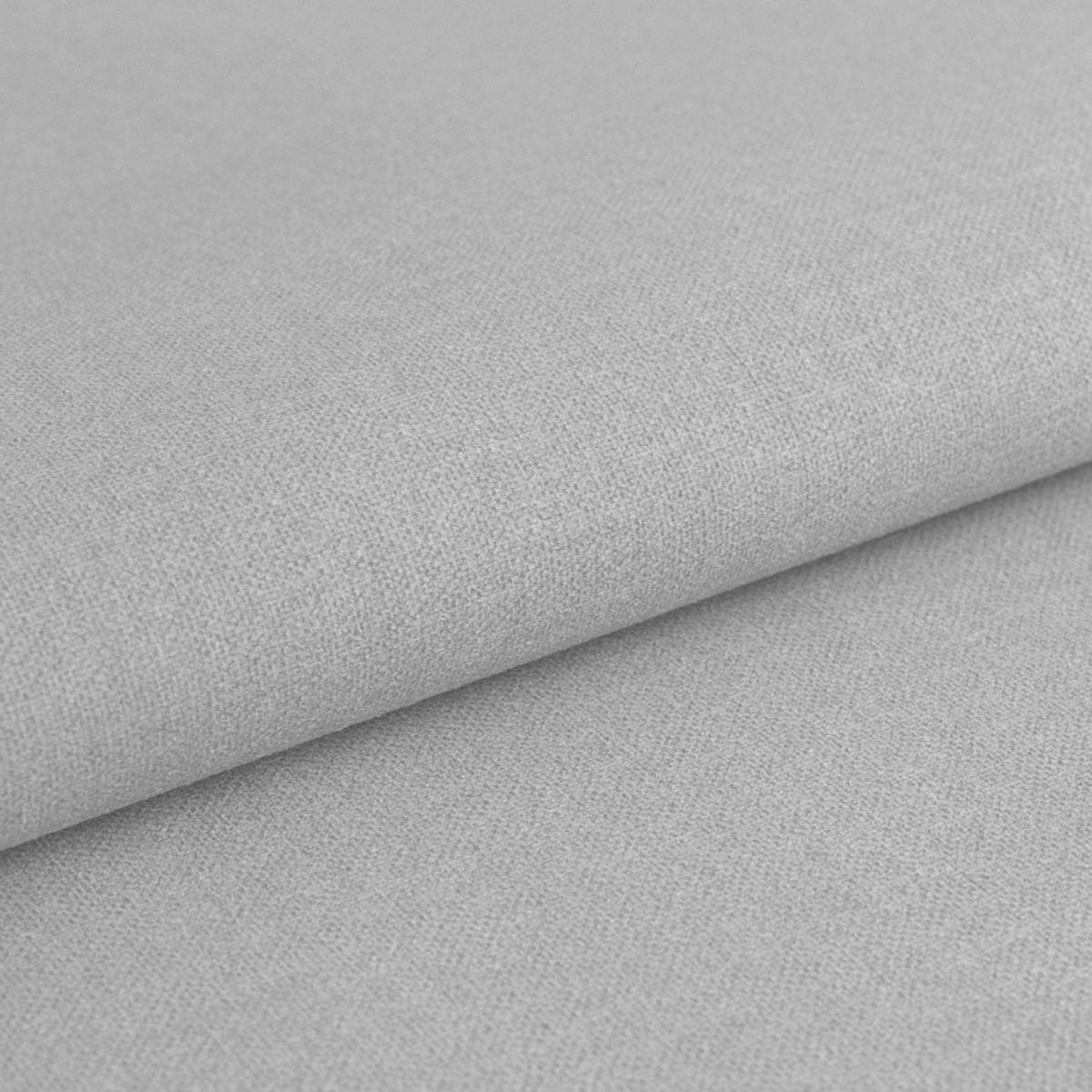 HOCKER in Textil Hellgrau  - Hellgrau/Schwarz, Modern, Kunststoff/Textil (107/75cm) - MID.YOU