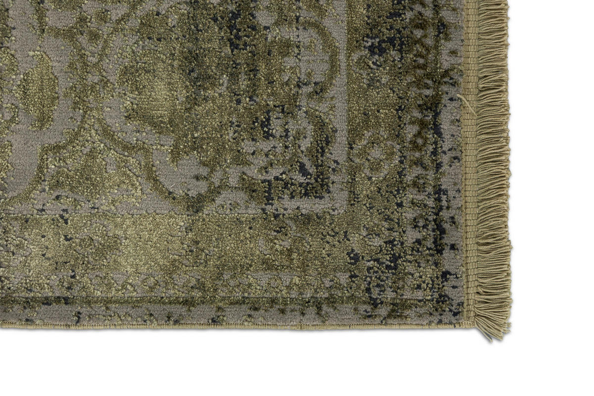 WEBTEPPICH 140/200 cm VELVET 6665/54 D.194 035 Olivgrün  - Olivgrün, Basics, Textil (140/200cm) - Schöner Wohnen