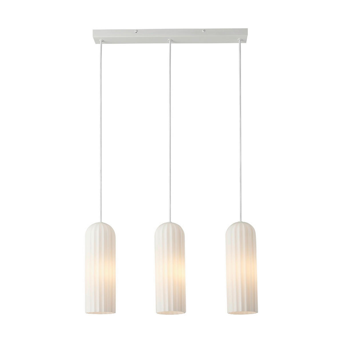 PENDELLEUCHTE 52/30 cm   - Alabasterfarben, Design, Glas (52/30cm) - Nordlux