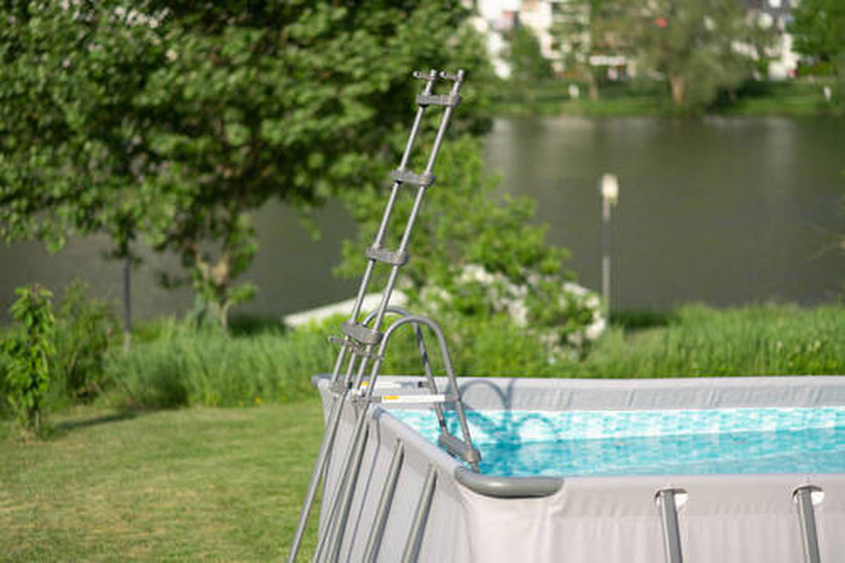 POOL-SET PGP41809522-AN 274/132/549 cm  - Anthrazit, KONVENTIONELL, Kunststoff/Metall (274/132/549cm)