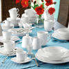 KOMBINIRANI SERVIS  Atrium  porcelan  - bela, Konvencionalno, keramika - Van Well