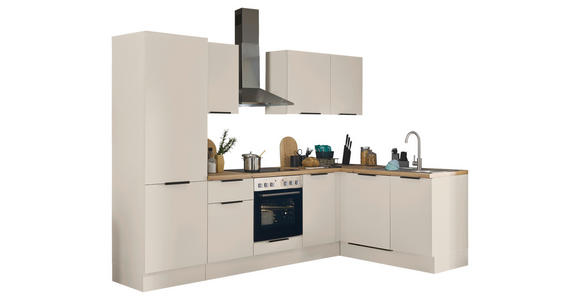 ECKKÜCHE 280/175 cm  in Kaschmir  - Kaschmir/Schwarz, Basics, Holzwerkstoff/Metall (280/175cm) - Xora