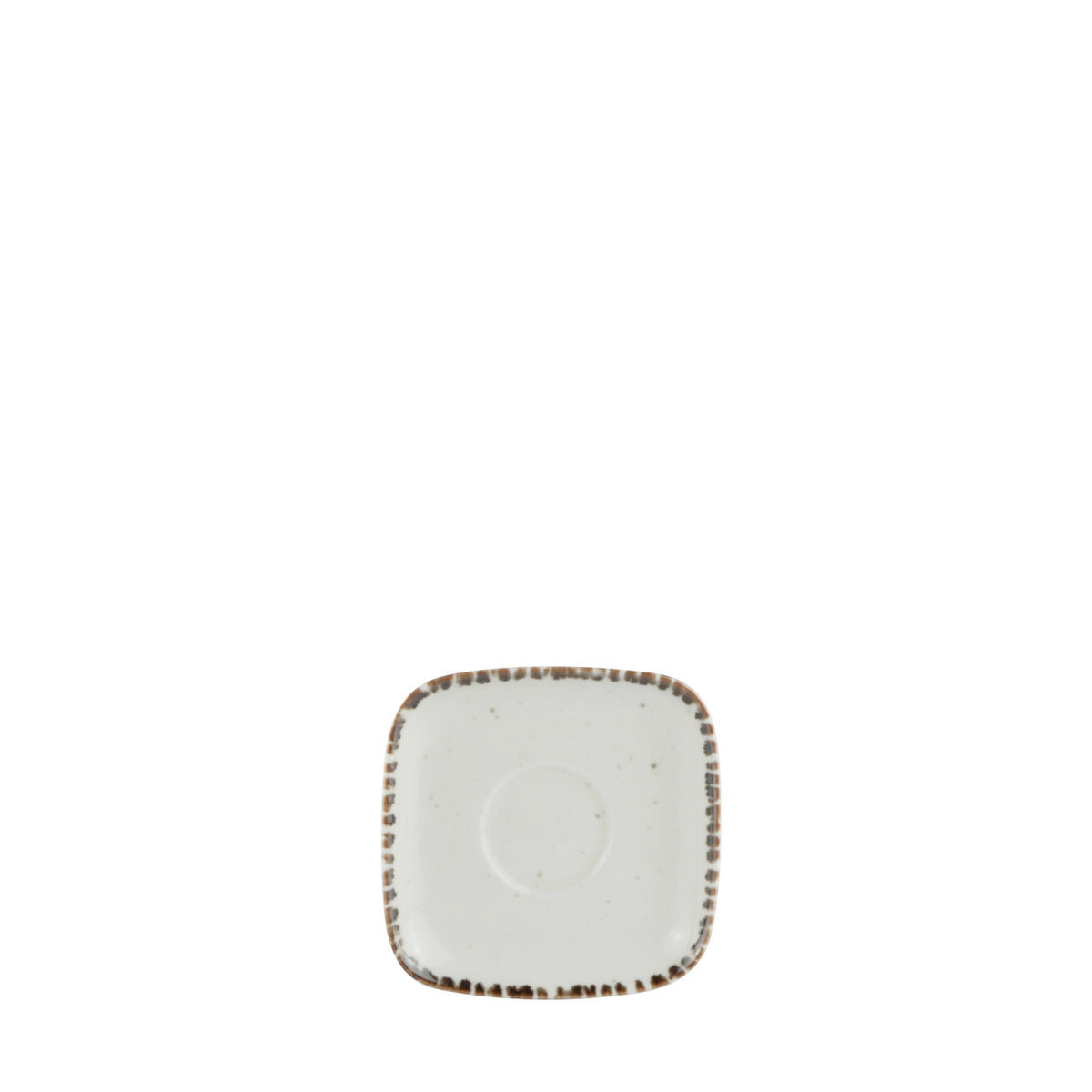 ESPRESSO-UNTERTASSE URBAN LIFE SQUARE  - Weiß, LIFESTYLE, Keramik (10,5/10,5cm) - Landscape