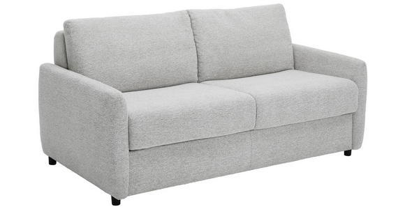 SCHLAFSOFA Chenille Grau - Schwarz/Grau, Design, Textil (184/91/99cm) - Xora