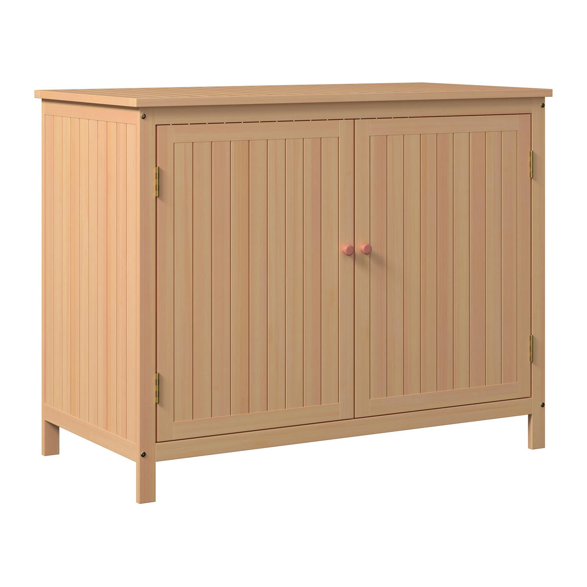 GARTENKOMMODE 110/75/35 cm  - Akaziefarben, MODERN, Holz/Kunststoff (110/75/35cm) - Ambia Garden