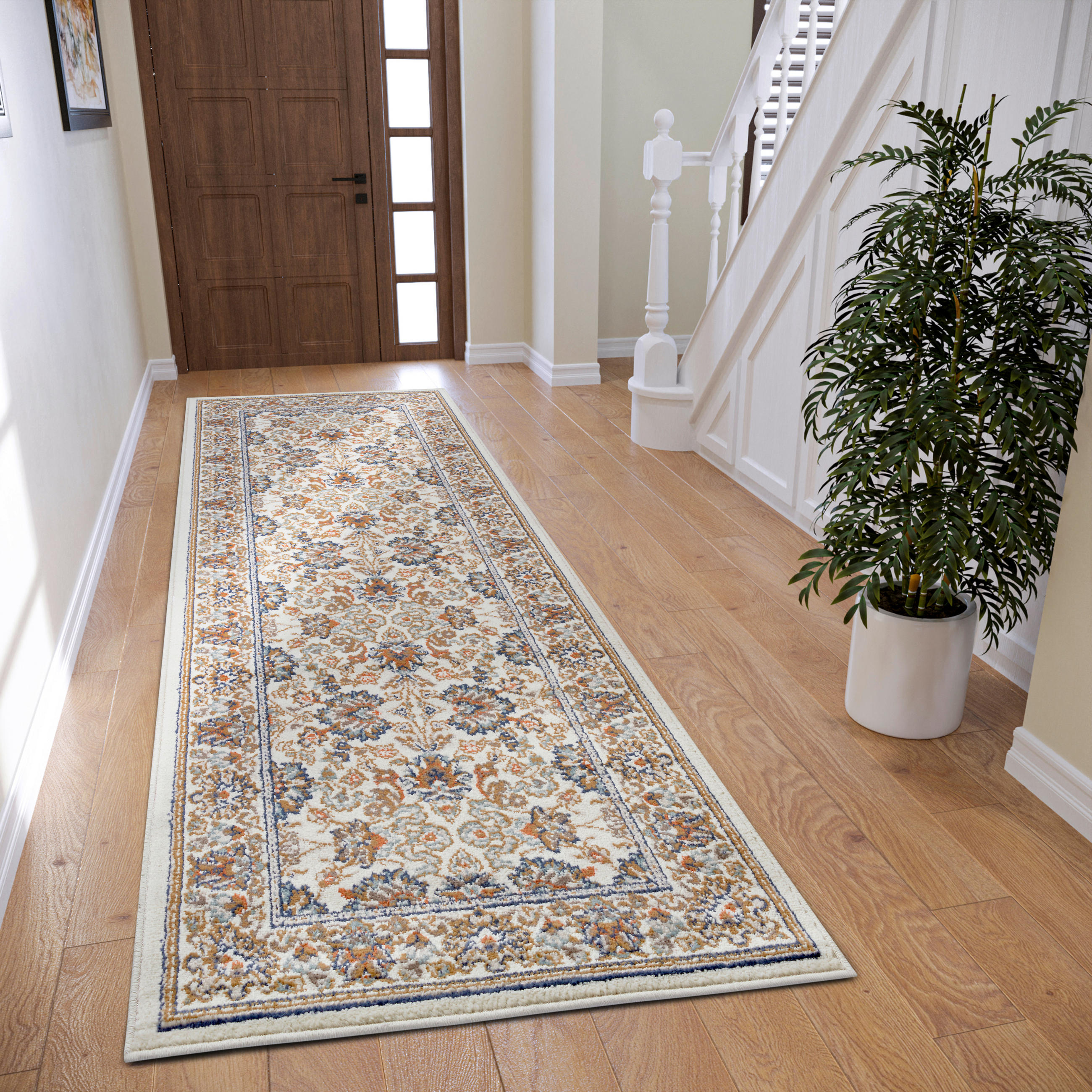 LÄUFER 80/240 cm Luxor  - Creme, Design, Kunststoff/Textil (80/240cm)