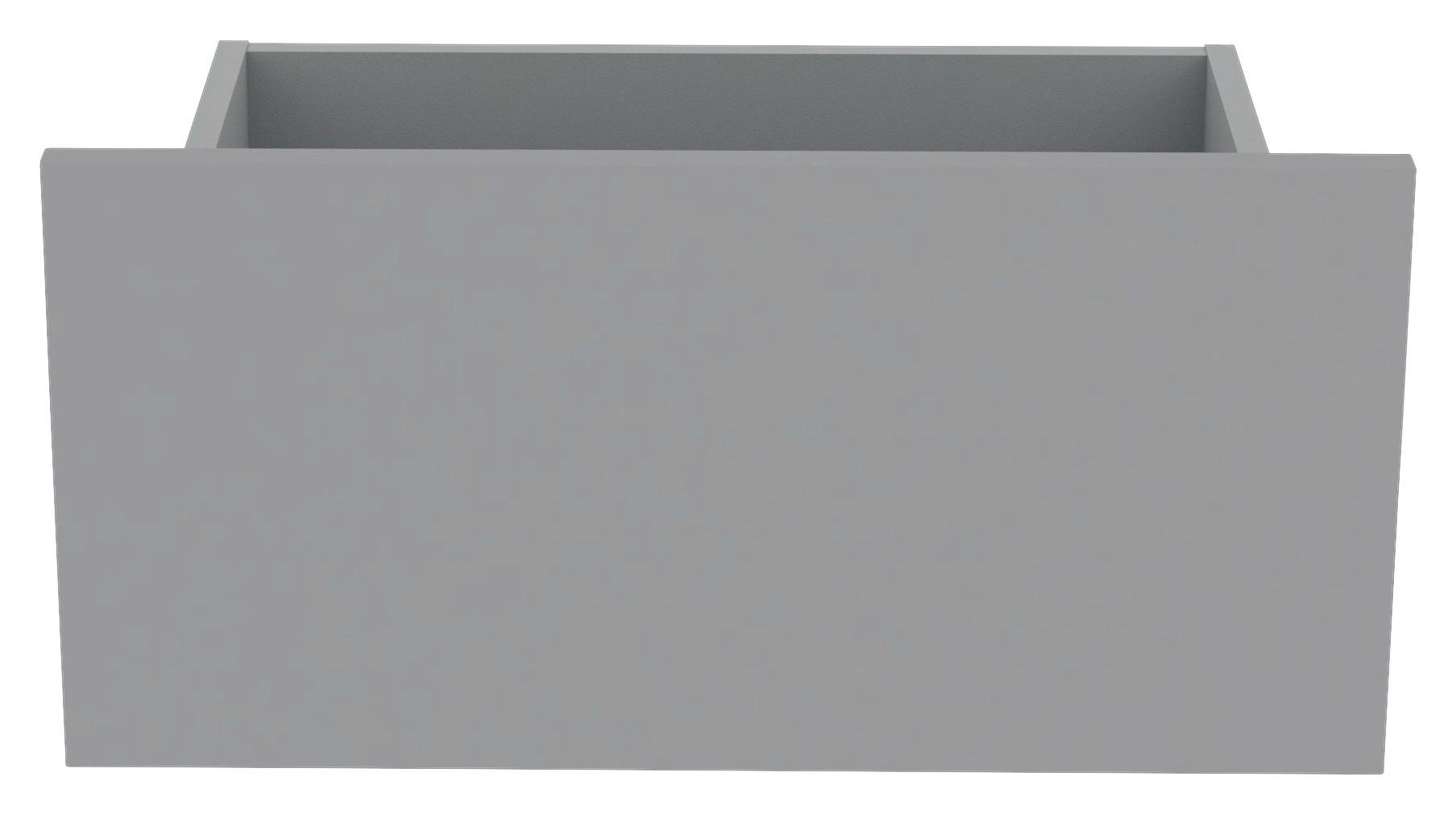 ZÁSUVKA, světle šedá, 45/22/37 cm - světle šedá, Konvenční, kompozitní dřevo (45/22/37cm) - Hom`in