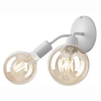 WANDLEUCHTE VIGGO 23/14,5 cm   - Grau, KONVENTIONELL, Metall (23/14,5cm)