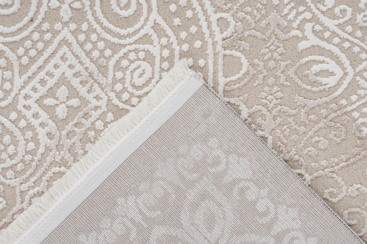 FLACHWEBETEPPICH 80/150 cm Beige rechteckig  - Beige, Basics, Textil (80/150cm) - Kayoom