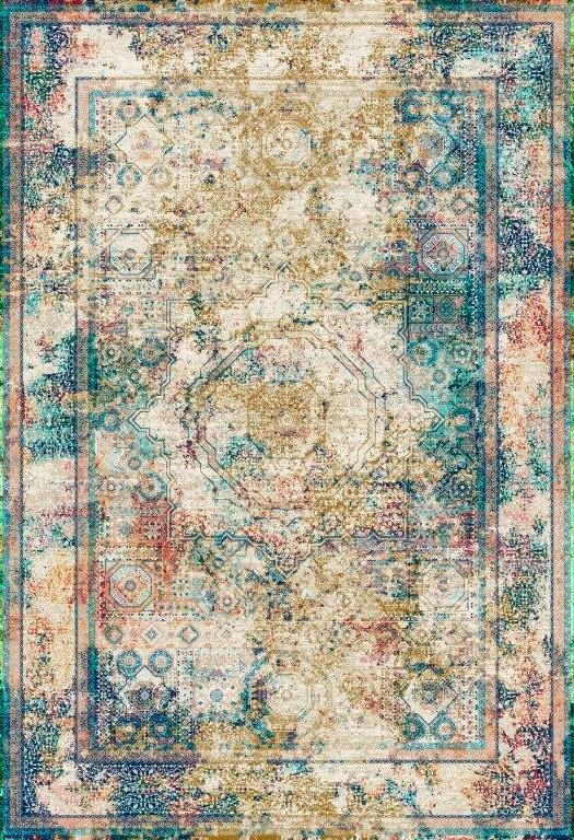 VINTAGE-TEPPICH 200/290 cm Dinah  - Türkis/Perlmutt, Lifestyle, Textil (200/290cm) - Dieter Knoll