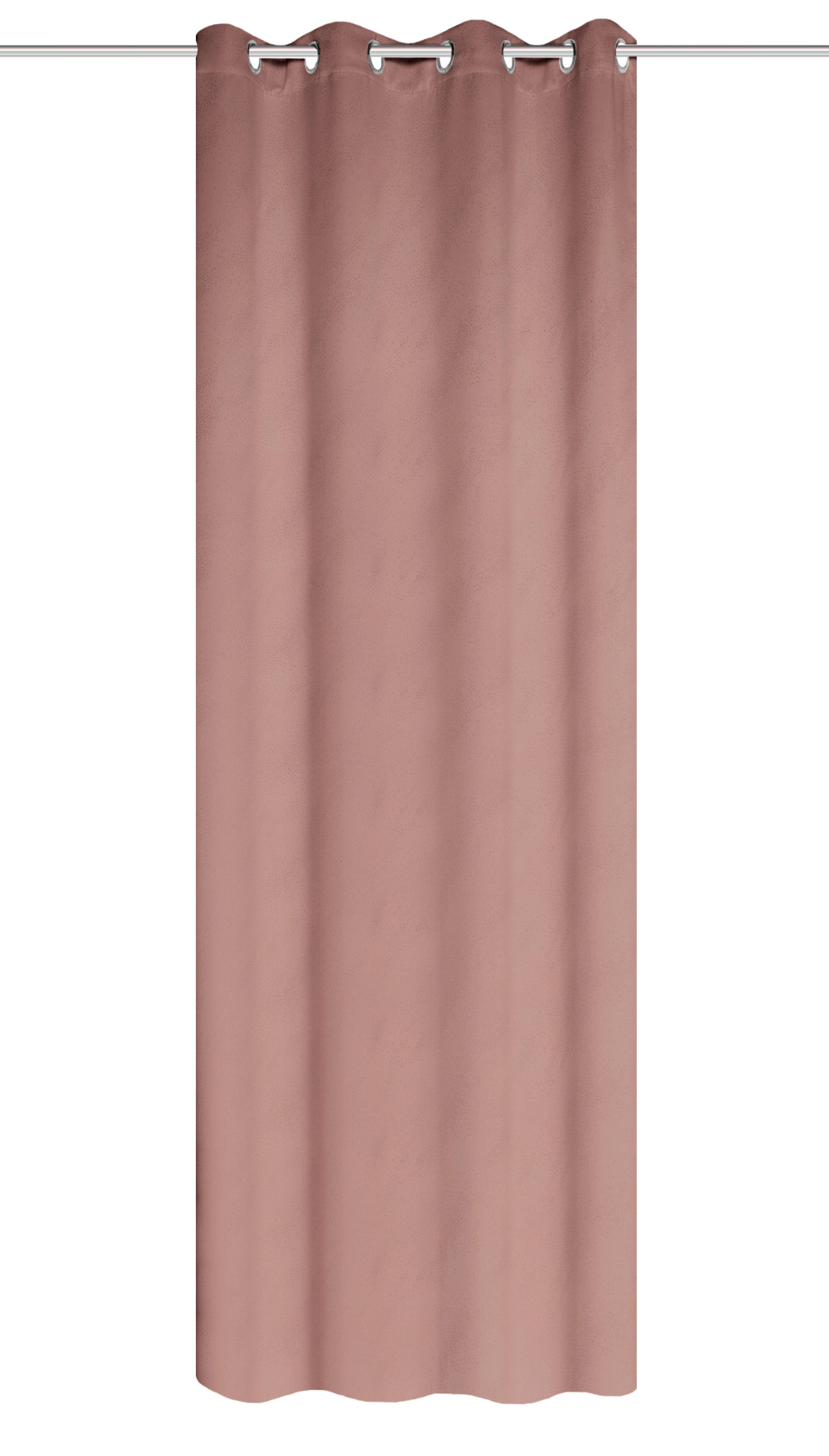 ÖSENSCHAL GALAXY blickdicht 135/245 cm   - Altrosa, Basics, Textil (135/245cm)