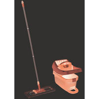 BODENREINIGUNGSSET - Weiß/Grün, Basics, Kunststoff/Textil - Leifheit