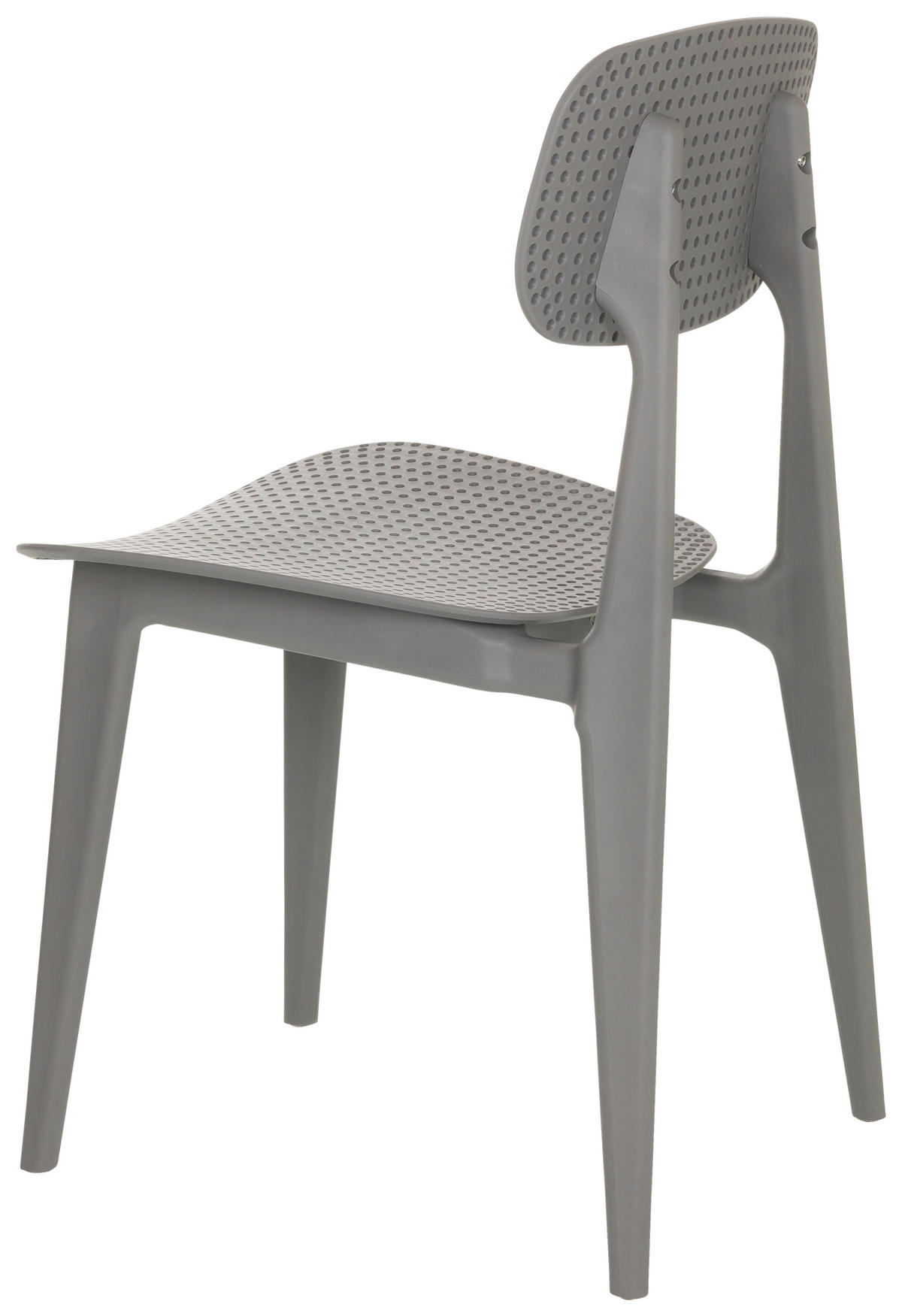 GARTENSTUHL Kunststoff Grau  - Grau, Basics, Kunststoff (42/79/51cm) - MID.YOU