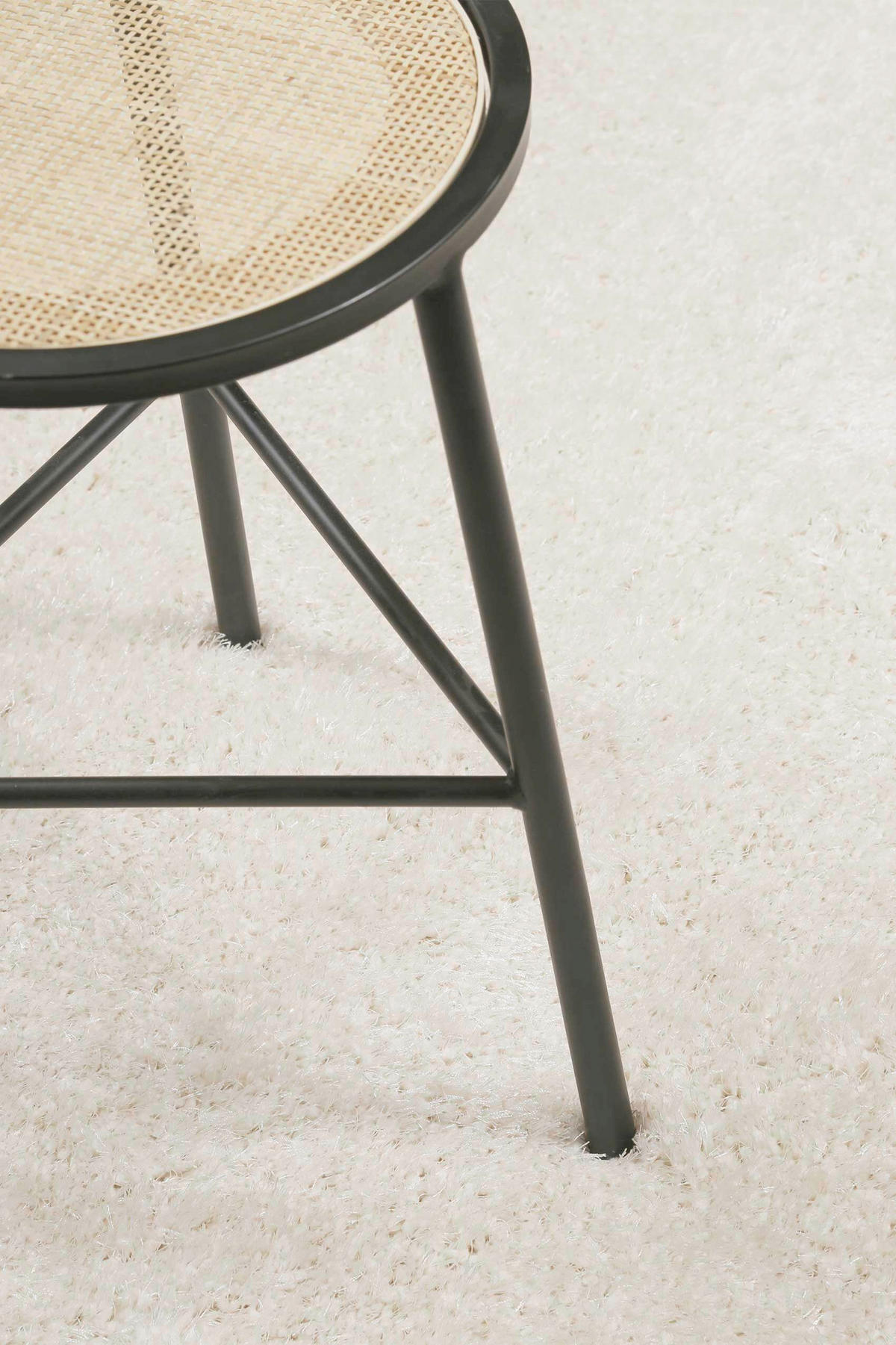 HOCHFLORTEPPICH 120 cm #Swagger Shag Creme rund  - Creme, Basics, Textil (120cm) - Esprit