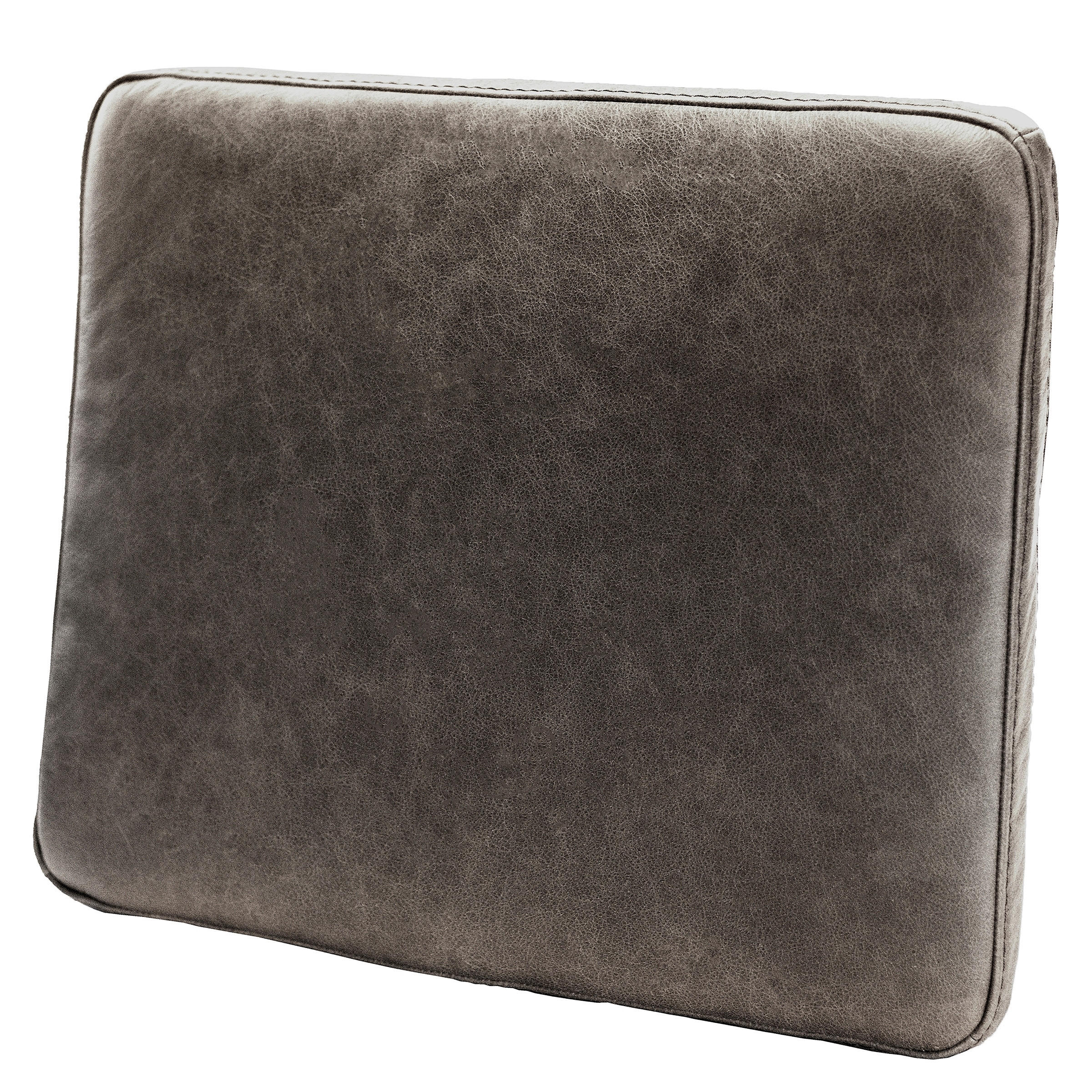 ZIERKISSEN    52/42/7 cm  - Dunkelgrau, Design, Leder/Textil (52/42/7cm) - Livetastic