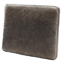 ZIERKISSEN SPRING  - Dunkelgrau, Design, Leder/Textil (52/42/7cm) - Livetastic