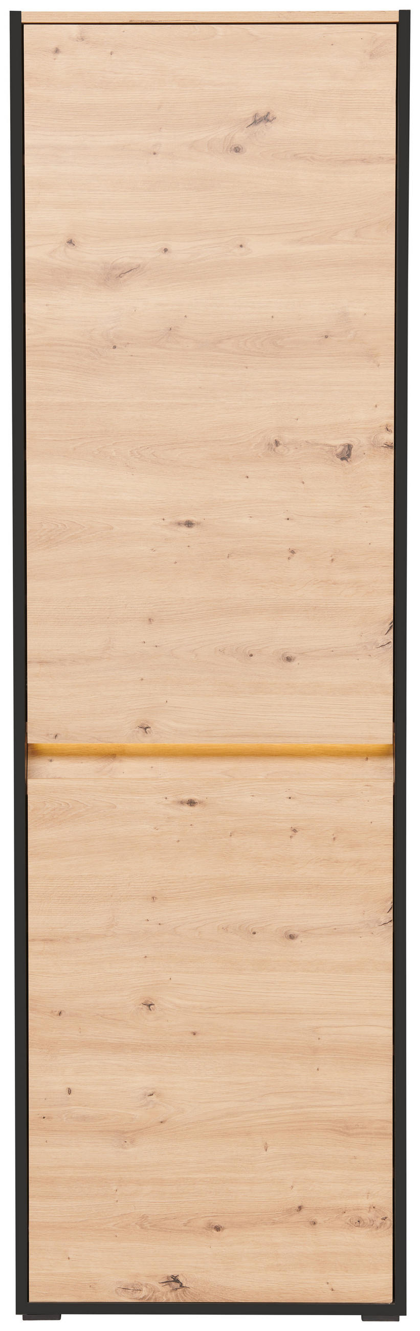 Garderobenschrank Welcome Schwarz/Eiche Dekor B: 60,4 cm