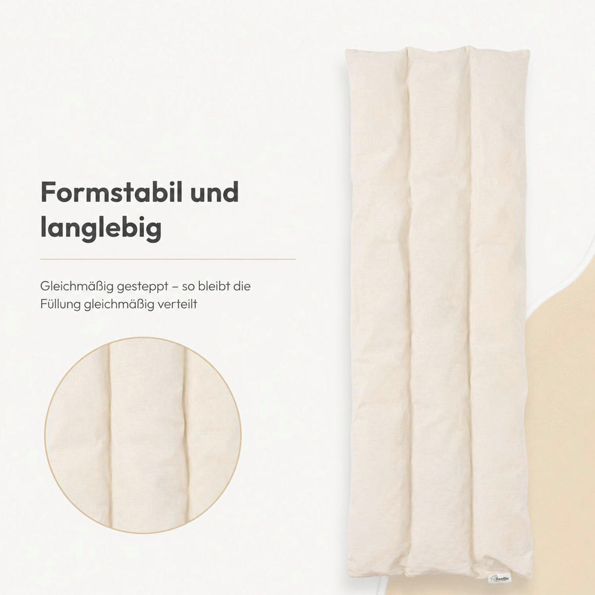 FEDERWIEGEN-MATRATZE   - Beige, Basics, Textil (27/1,5/69cm)