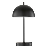 AKKU-TISCHLEUCHTE Kia 18/35 cm  - Schwarz/Weiß, Design, Metall (18/35cm) - Schöner Wohnen