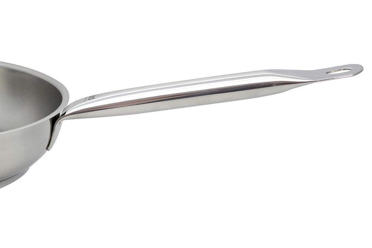 PANVICA NA SMAŽENIE,  24 cm  - strieborná, Basics, kov (24cm) - ELO